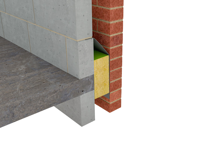 ARC Party Wall DPC. Firestopping at a party wall detail, installed horizontally.