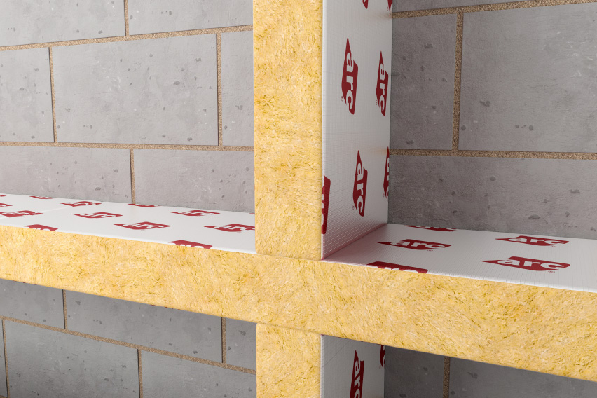 The ARC sire stop slab installed in a horizontal and vertical application