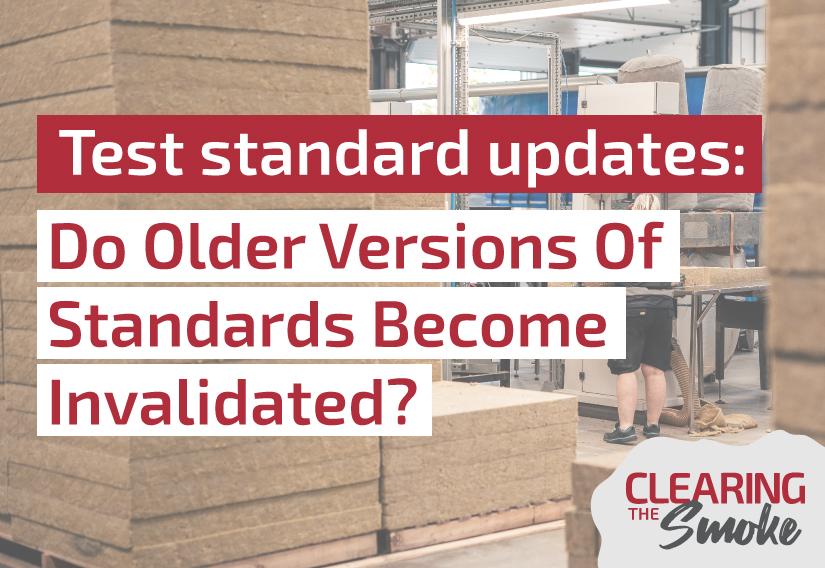 Clearing the Smoke. Test standard updates: Do older versions of standards bwcomw invalidated?